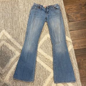 Bongo boot cut jeans, good worn condition, sz 5